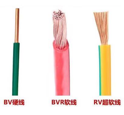 BVR、RV、BV電線三者的區(qū)別
